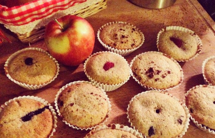 Zweierlei Dinkel-Muffins mit Obst - Muddis kochen