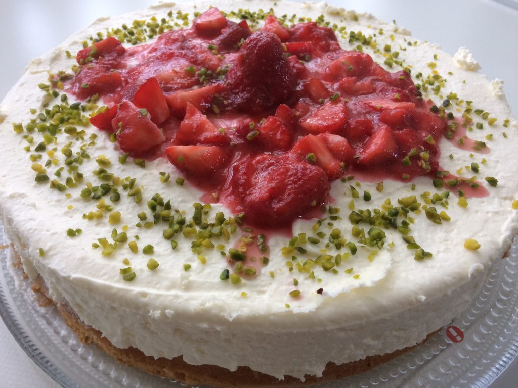 Erdbeer-Mascarpone-Torte - Muddis kochen