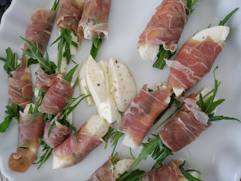 Mozzarella Schinken Röllchen - Muddis kochen