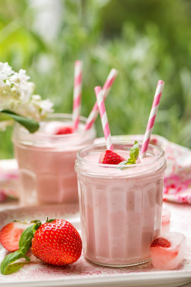 Erdbeer-Kokos-Smoothie - Rezept - Muddis kochen