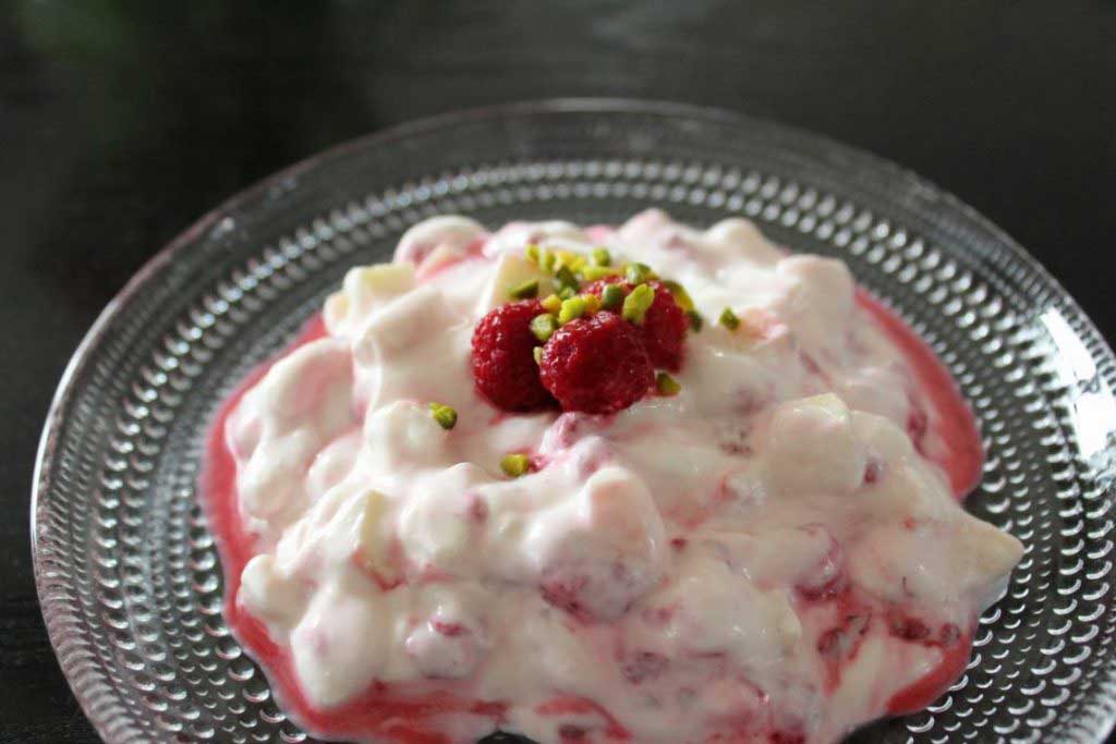 Himbeer-Apfel-Dessert - Muddis kochen